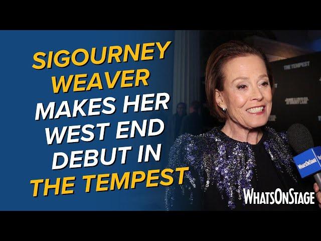 Sigourney Weaver, Jamie Lloyd & more | The Tempest opening night in London's West End