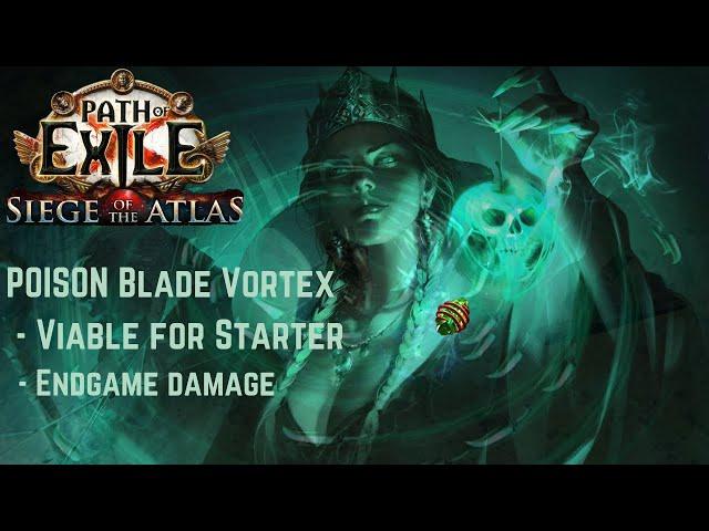 Path Of Exile Sentinel 3.18 - Poison Blade Vortex - Occultist Witch - PoE 3.18