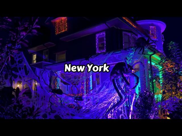 2024 Best Halloween Decorations Brooklyn Dyker Heights New York 4k Horror Props