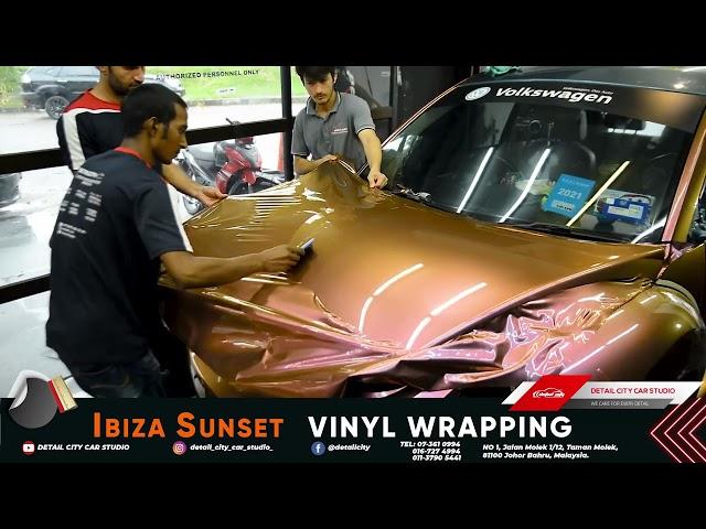 Vinyl Wrapping l Volkswagen beetle by Detail City Car Studio