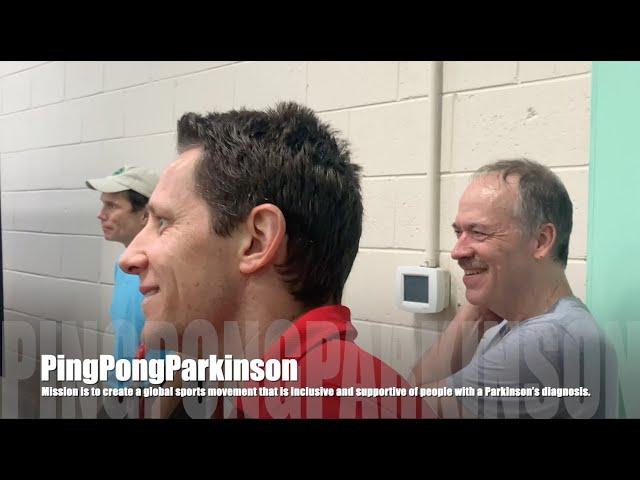 Robert Gardos and Jules Apatini visit PingPongParkinson®