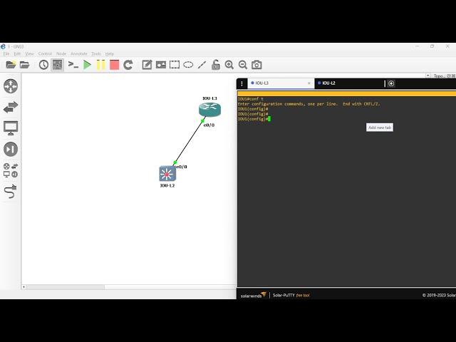 How to Add and Configure Cisco IOU L2 and L3 Switch in GNS3