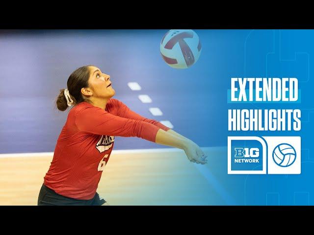 Nebraska at Oregon | Extended Highlights | Big Ten Volleyball | 11/07/2024