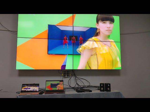 4K TV Wall controller demo video