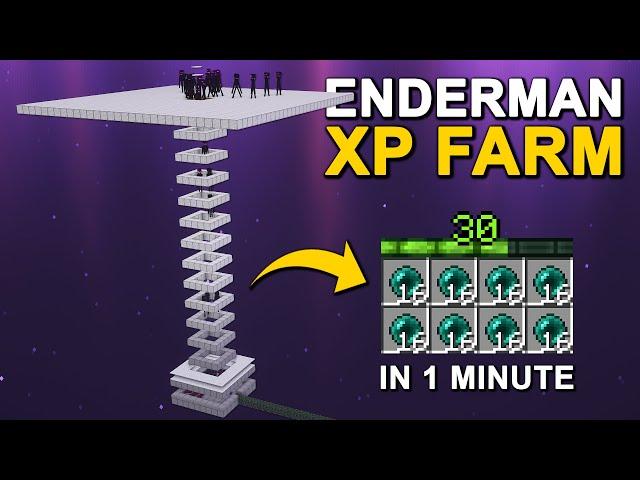 The BEST Enderman XP Farm in Minecraft 1.21 (Tutorial)