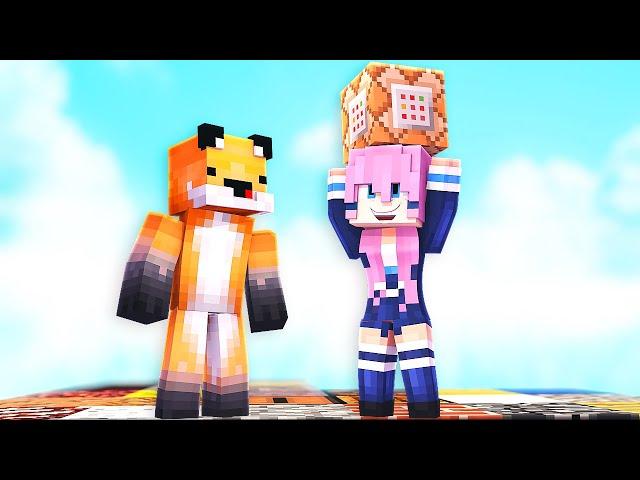 I Made LDShadowlady Build A Random Item Minecraft Island In 30 Minutes