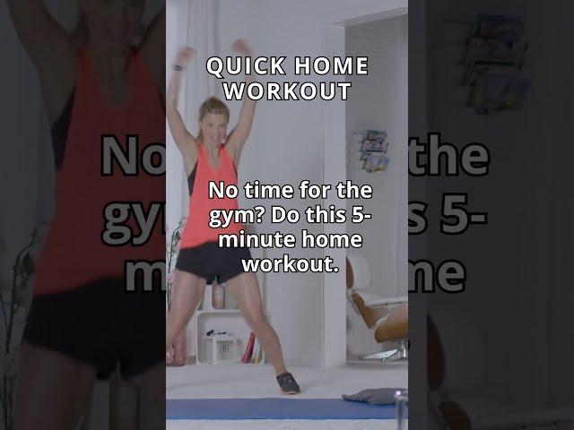 No time for the gym? Do this 5-minute home workout. #youtube #meditation