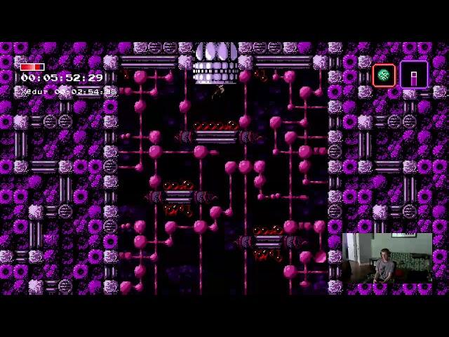 Axiom Verge Warpless "Former WR" @ 48:18 Damage boost route through Zi