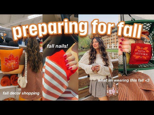 prepare with me for fall!!  pumpkin coffee, fall candles, what i'm wearing this fall, & more!!