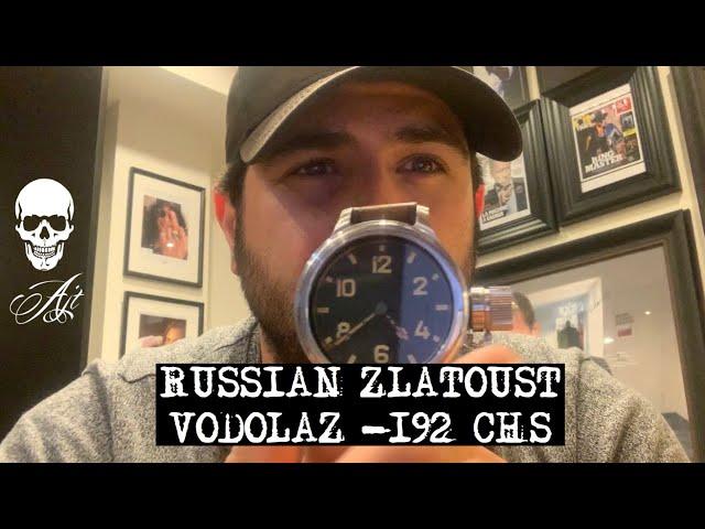 Russian Zlatoust Vodolaz- 192CHS 60mm Arnold Schwarzenegger Watch