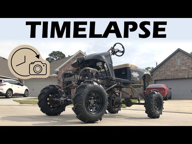 Timelapse - 700 cc Golf Cart Adjustable Shock Mount Build | Bare Metal Fabrication