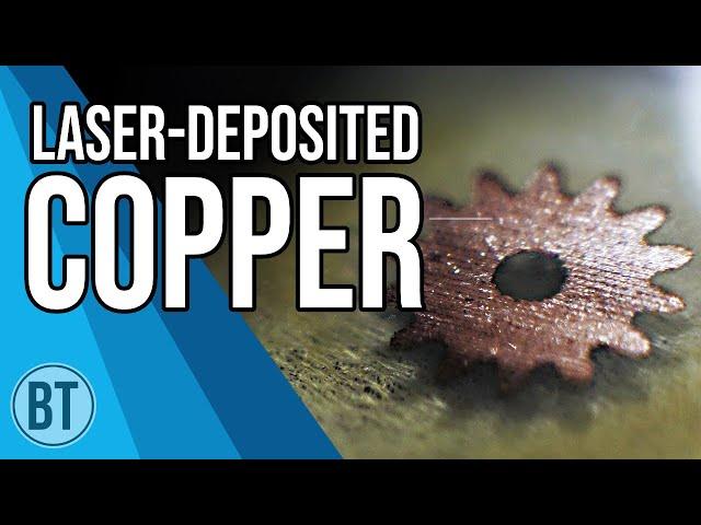 Copper metalization with a diode laser