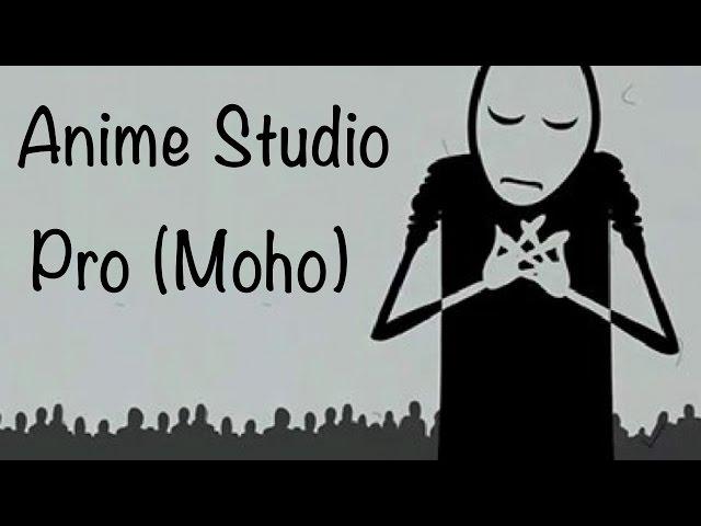 Anime Studio Pro (Moho Pro) - Как сделать изменение цвета в зоне пересечения слоёв (форм)