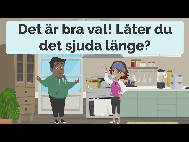 Daily Life Swedish Practice Ep 30 - Improve Listening & Speaking Skills | Path to Fluency