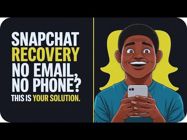 Snapchat Recovery No Email, No Phone This Is Your Solution | Snapchat Latest Update 2025