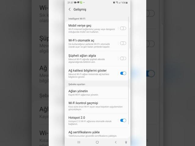 Samsung Galaxy Serisinde Wi-Fi ile Mobil Veri Arası Otomatik Geçişi Ayarlama
