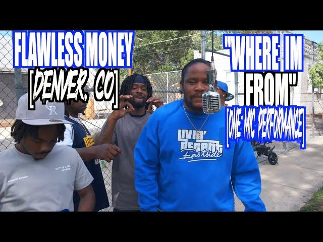 Flawless Money  - "Where Im From" [Spit University] ️One Mic Performance  #onemic