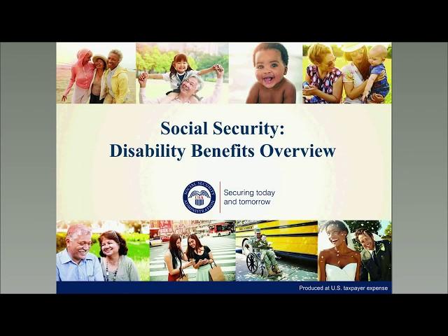 ITU webinar: Social Security and Disability Benefits