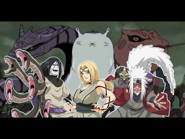 Battle of 3 sannin, Jiraiya and Tsunade vs Orochimaru