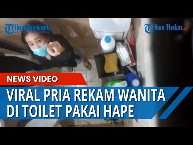 Viral Pria Rekam Wanita di Toilet, Sembunyikan HP di Atas Plafon