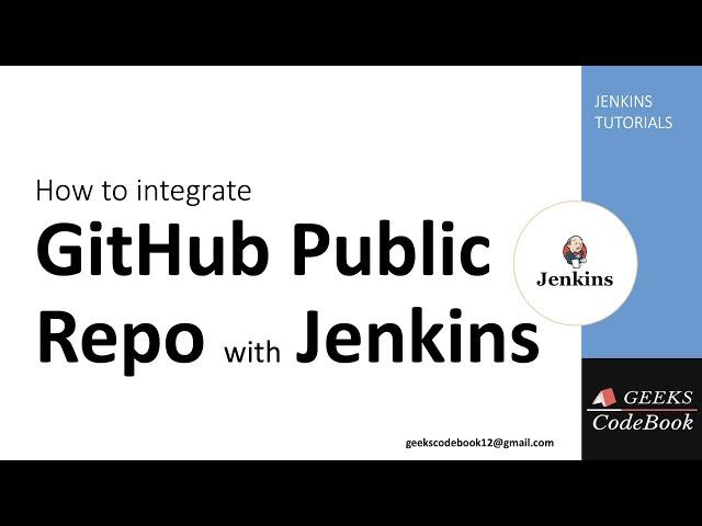 Jenkins #3 | How to integrate GitHub public Repository with Jenkins Job