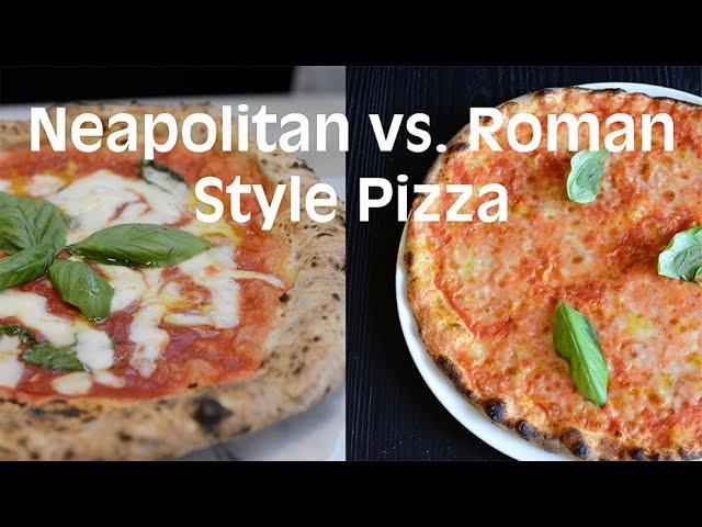 Roman Style Pizza versus Neapolitan Style Pizza at Giulietta Pizzeria