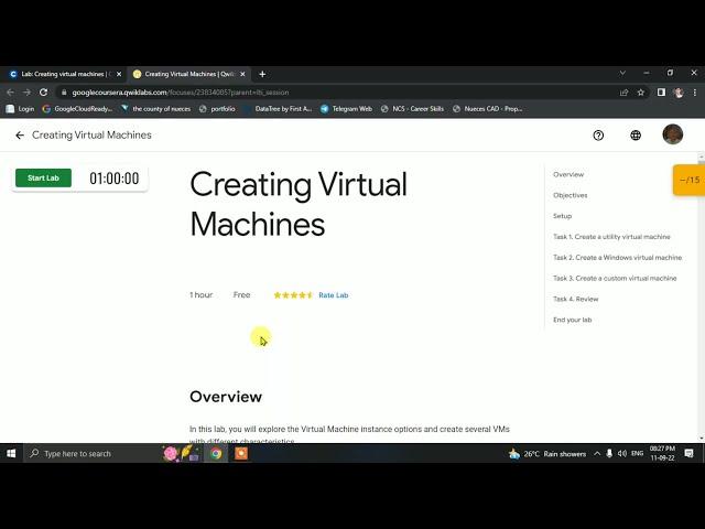 Creating Virtual Machines Google Cloud LAB Solution