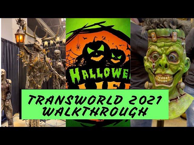 Transworld 2021 detailed walkthrough part 1 Halloween haunt convention #halloween life #haunters