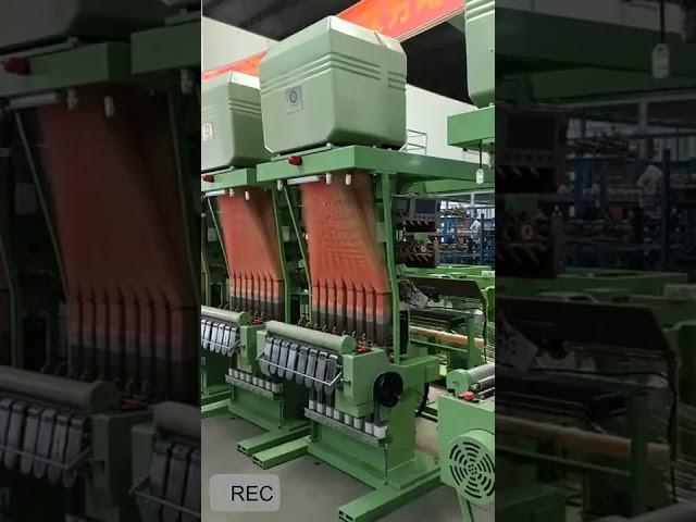 JACQUARD LOOM FOR NARROW FABRIC#Jacquard #weaving #YONGJIN