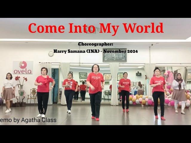 Come Into My World - Line Dance | Agatha Class | Choreo Harry Samana ( INA) - November 2024