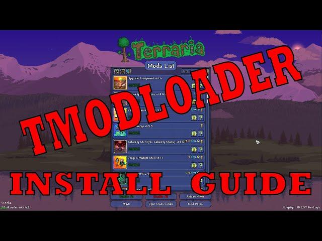 1.3.5 HOW TO GET MODS ON TERRARIA (TMODLOADER INSTALL GUIDE)