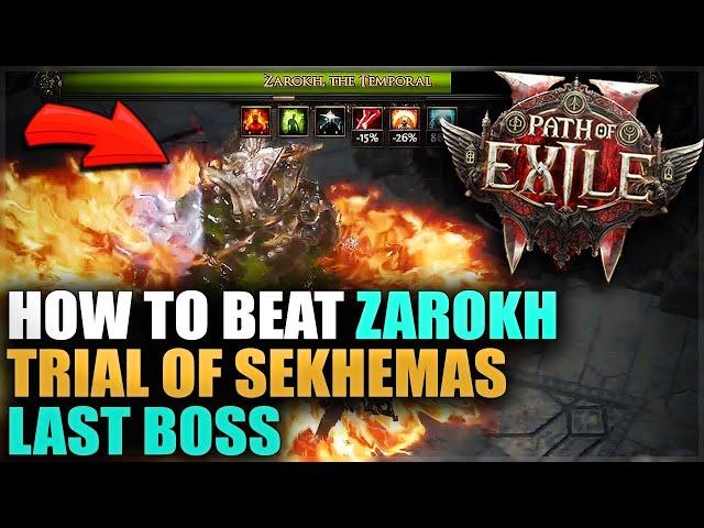 How I Beat Zarokh - Trial of Sekhemas Last Boss as Grenadier Mercenary in POE 2