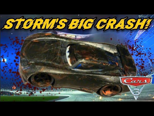 Disney Pixar Cars 3 | Jackson Storm's Big Crash