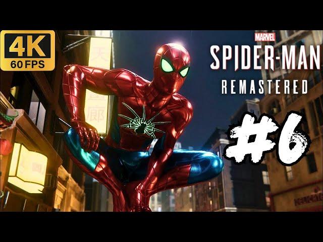 Marvel's Spider-Man Remastered Walkthrough Part 6 [4K 60FPS]