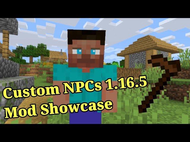 Minecraft | Custom NPCs 1.16.5 Mod (Showcase & Tutorial)