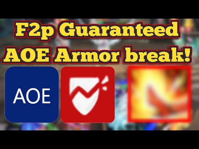 The F2P Guaranteed AOE Armor breaker You Didn't Use YET! Summoners War