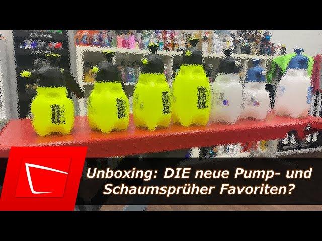 Die neuen Schaum- und Pumpsprüher von Marolex gehen in den Test - Auspacken und Übersicht