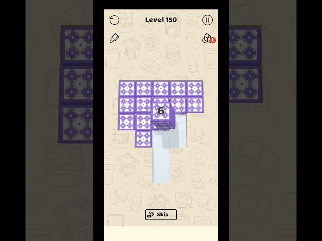 Stack Blocks 3D Level 150 Walkthrough