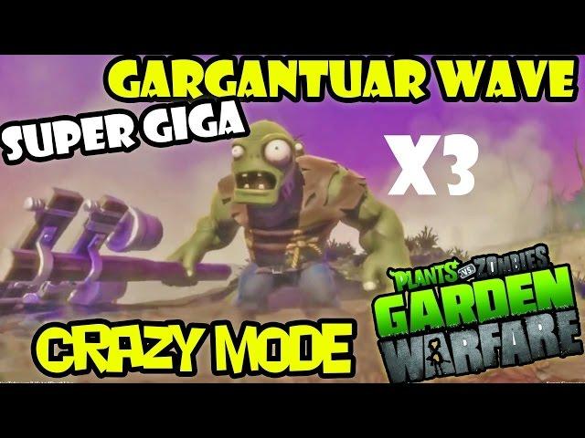 Plants vs Zombies Garden Warfare, Garden Ops, Crazy, Public Ice Pea, Power Chomper.