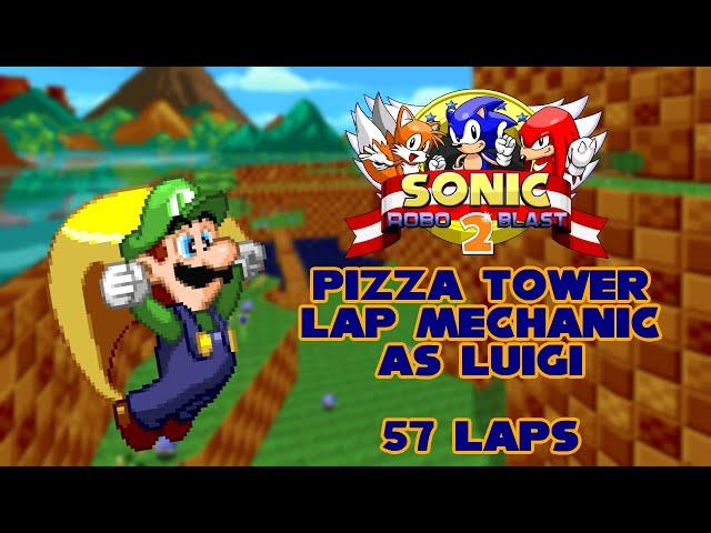 SRB2 Pizza Tower Lap Mechanic as Luigi (57 Laps)