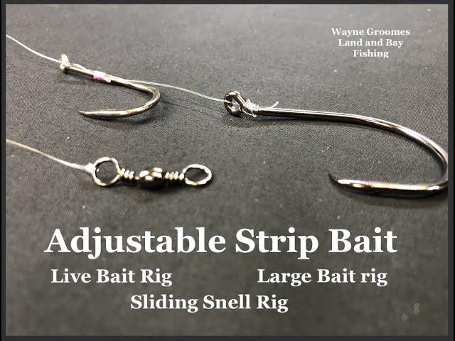 Easy knot for Sliding or Adjustable Strip Baits