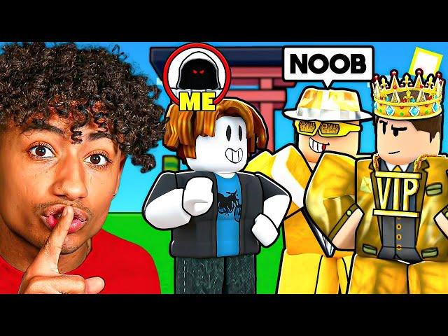 I Went UNDERCOVER As A NOOB In A Bedwars TOURNAMENT.. (Roblox Bedwars)