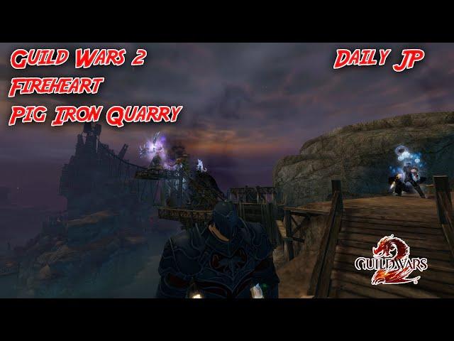 Pig Iron Quarry Jumping Puzzle (Fireheart Rise) | Daily JP | Guild Wars 2 2022