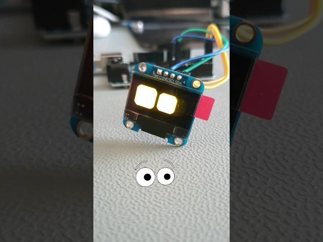 Moving eyes 0.96 OLED #oled #display #eyes #eye #project #moving #move #electro #e #electronics