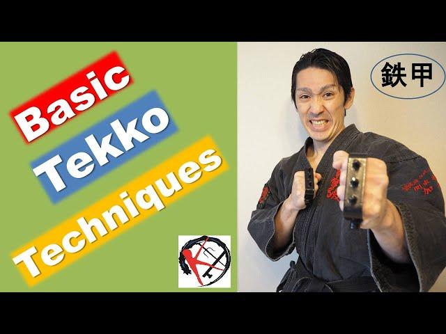 Tekko Basic Techniques(Ryukyu Kobudo, Okinawa Kobudo) by Kohji Katoh