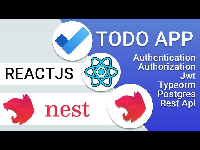 NestJs  : NestJs With React FrontEnd Todo App