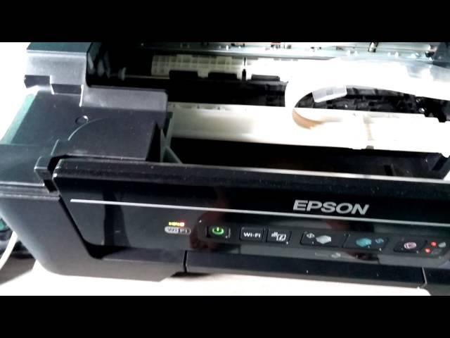 Reconhecendo outros Erros das Luzes Piscando Epson L375