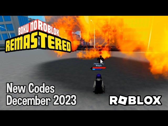 Roblox Boku No Roblox : Remastered New Codes December 2023