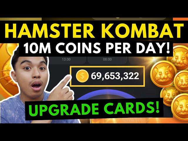 HAMSTER KOMBAT - 10 MILLION COINS PER DAY! HOW TO PLAY HAMSTER KOMBAT? TIPS AND TRICKS