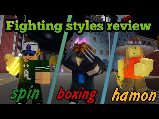 [YBA] Fighting Styles Review